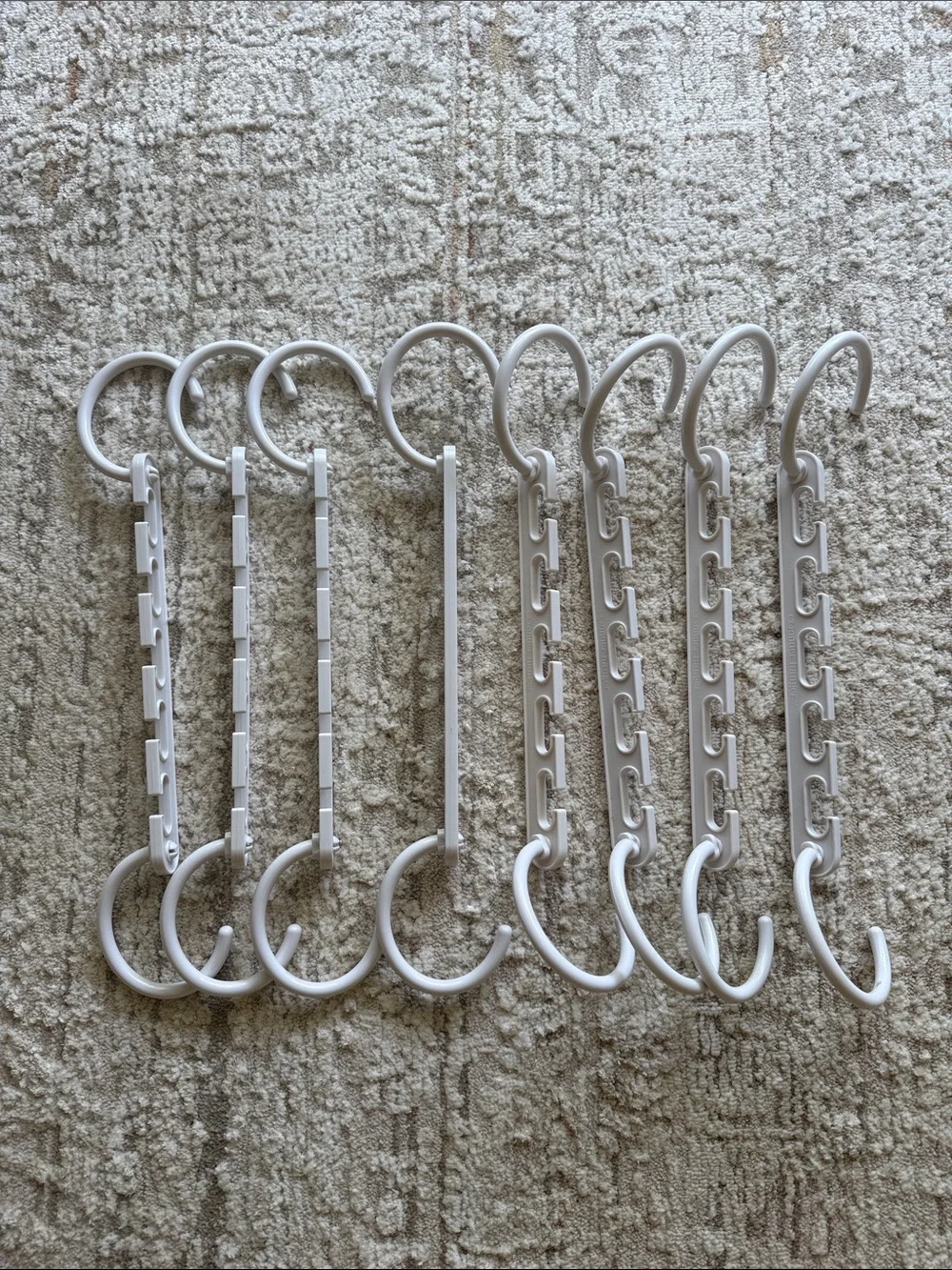 Wonder Hangers - White (Set of 8) Closet organization